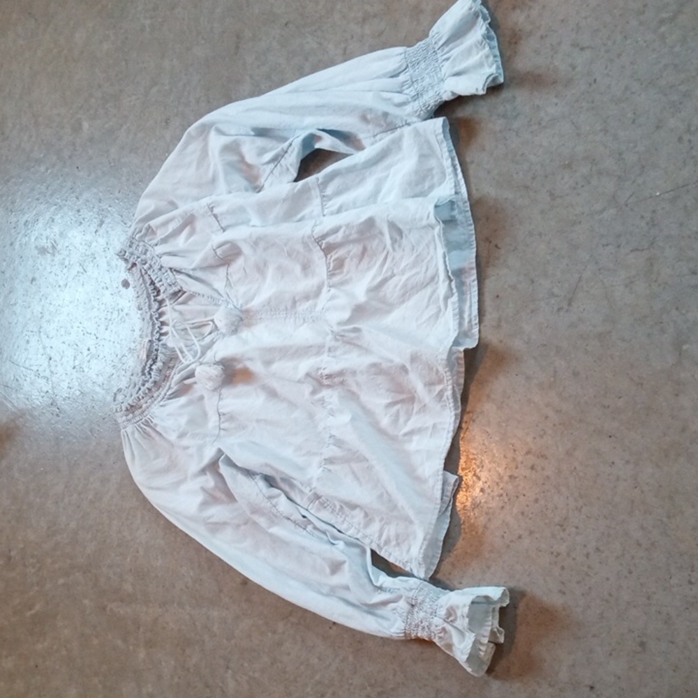 Y2K American Eagle 100% Cotton Tiered Loose women's Top Medium